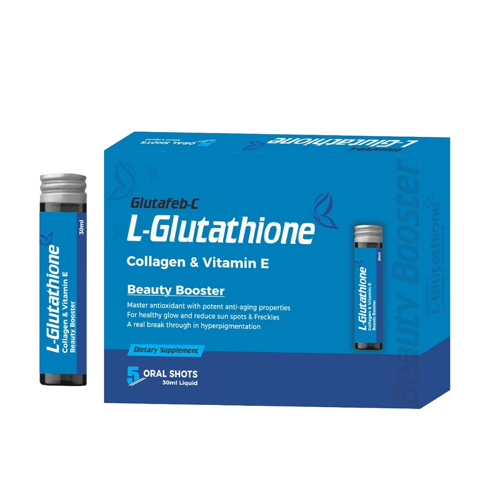 Glutafeb-C Beauty Booster – Pack of 5 Oral Shots – 30ml/Shot